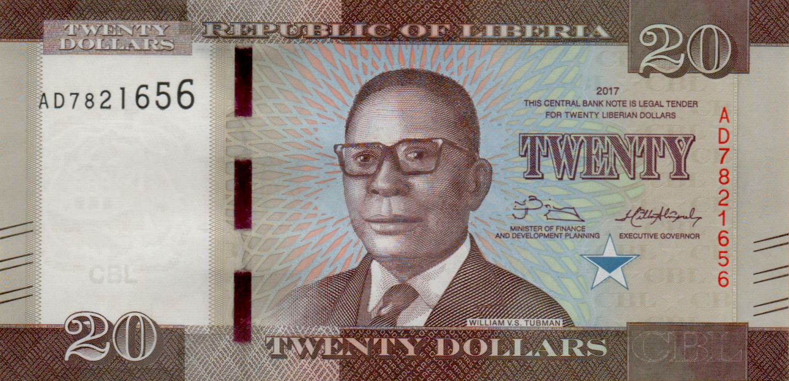 Liberia 20 2017 UNC P-33/b